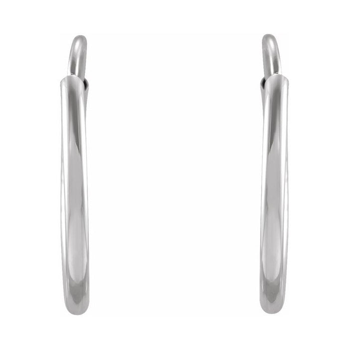 Flexible Endless Tube Hoop Earrings