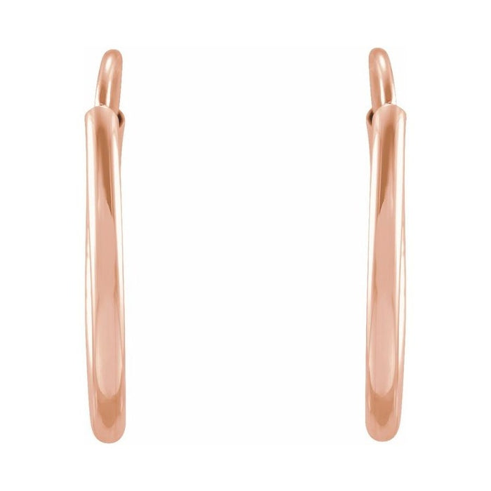 Flexible Endless Tube Hoop Earrings