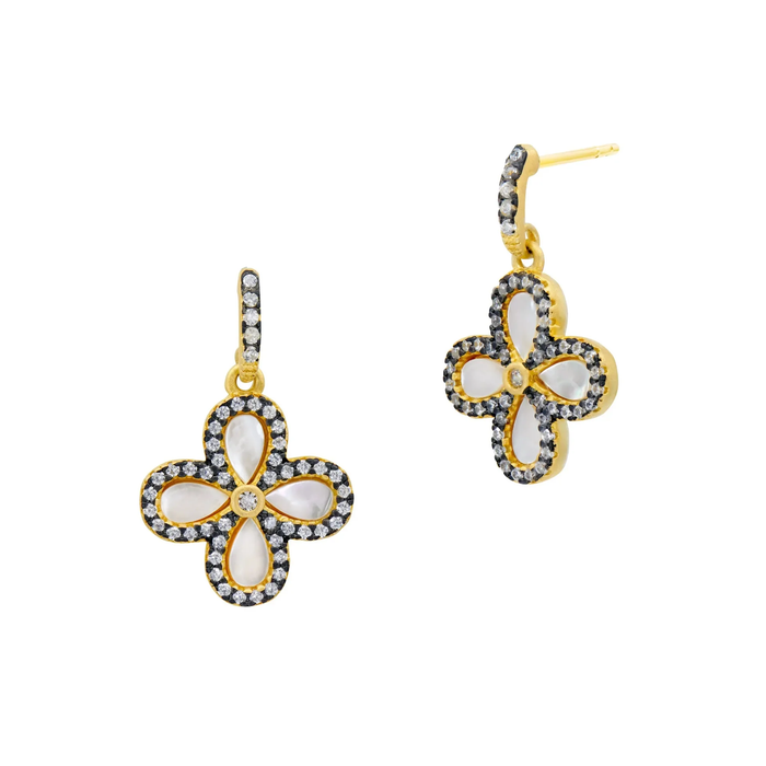 Freida Rothman Blossoming Brillance Drop Earrings