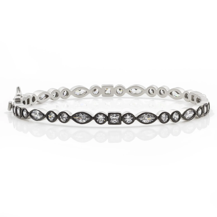 Freida Rothman Signature Mixed Shape Bangle