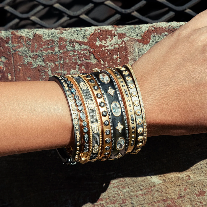 Freida Rothman Signature Mixed Shape Bangle