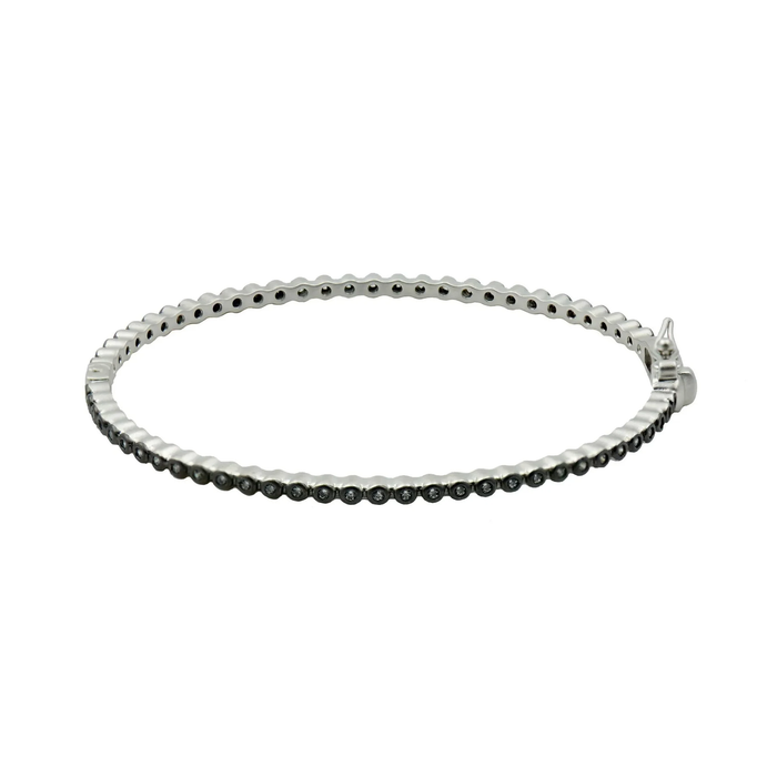 Freida Rothman Signature Pave Hinge Bangle