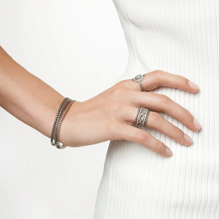 Freida Rothman Signature Pave Hinge Bangle