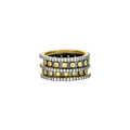 Freida Rothman Signature Two Tone 5 Stack Ring
