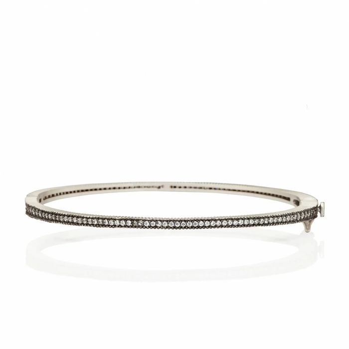 Freida Rothman The Classic Pave Hinge Bracelet