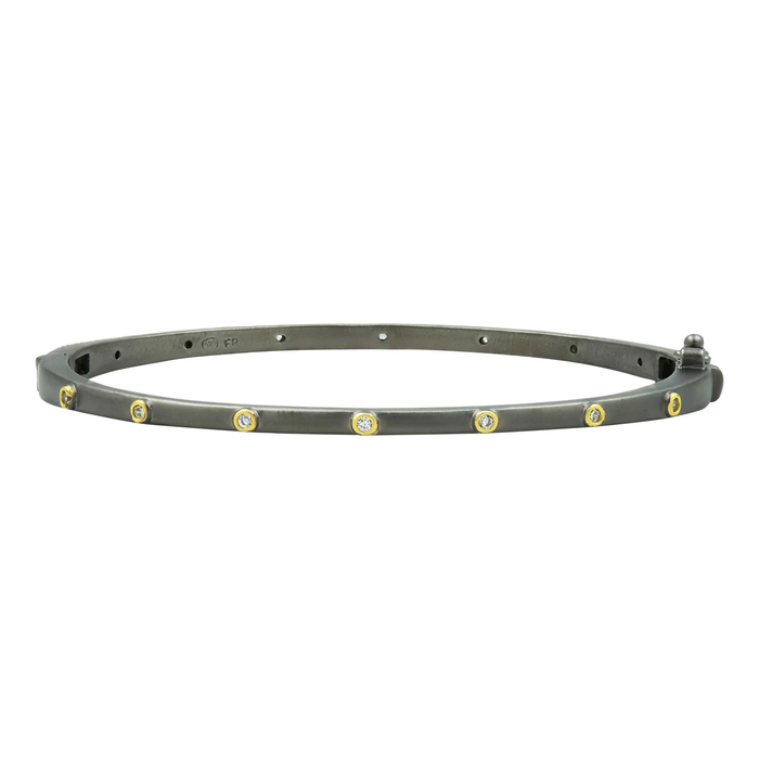 Freida Rothman Thin Bezel Stacking Bangle