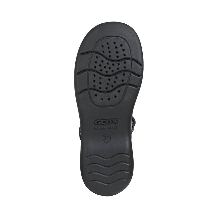 Geox Naimara Leather Black Patent Shoes