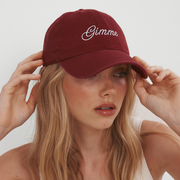 Gimme Hat (Cherry/Blue)