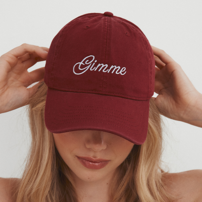 Gimme Hat (Cherry/Blue)