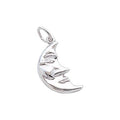 Half Moon Charm in Sterling Silver