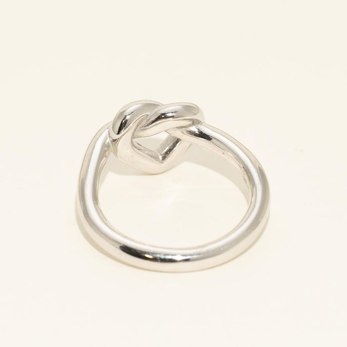 Heart Knot Ring in Sterling Silver