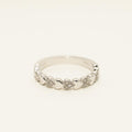Heart Ring in Sterling Silver with Diamonds (1/20ct tw)