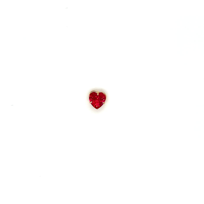 Pingente em Ouro 18k Ponto de Luz Coração / 18k Gold Pendant Heart Point of Light Model - Ricca Jewelry