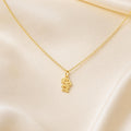 Hollow Boy Pendant in 18K Gold