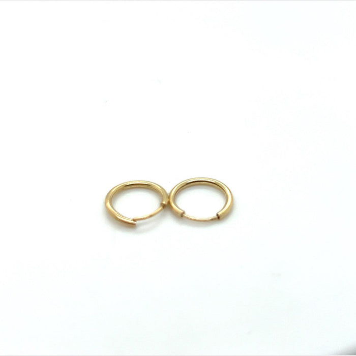 Hoop Plain in 18K Gold