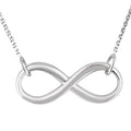 Infinity Necklace in Sterling Silver (18 inches)
