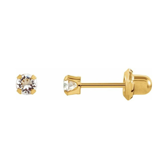 Inverness® Piercing Birthstone Stud Earrings
