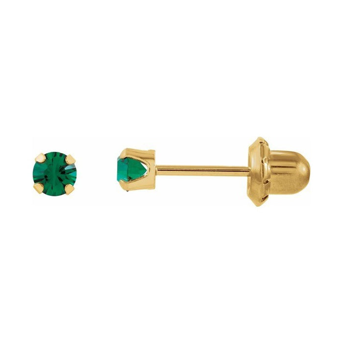 Inverness® Piercing Birthstone Stud Earrings