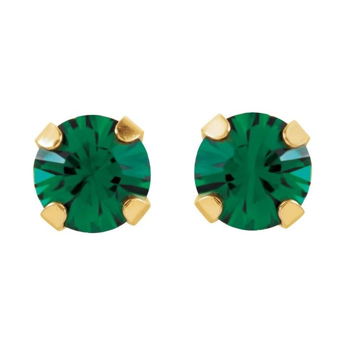 Inverness® Piercing Birthstone Stud Earrings