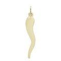 Italian Horn Charm in 14kt Yellow Gold