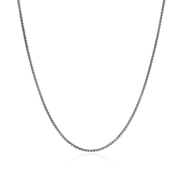 John Hardy Box Chain Necklace in Sterling Silver (22 inches and 1.6mm wide)