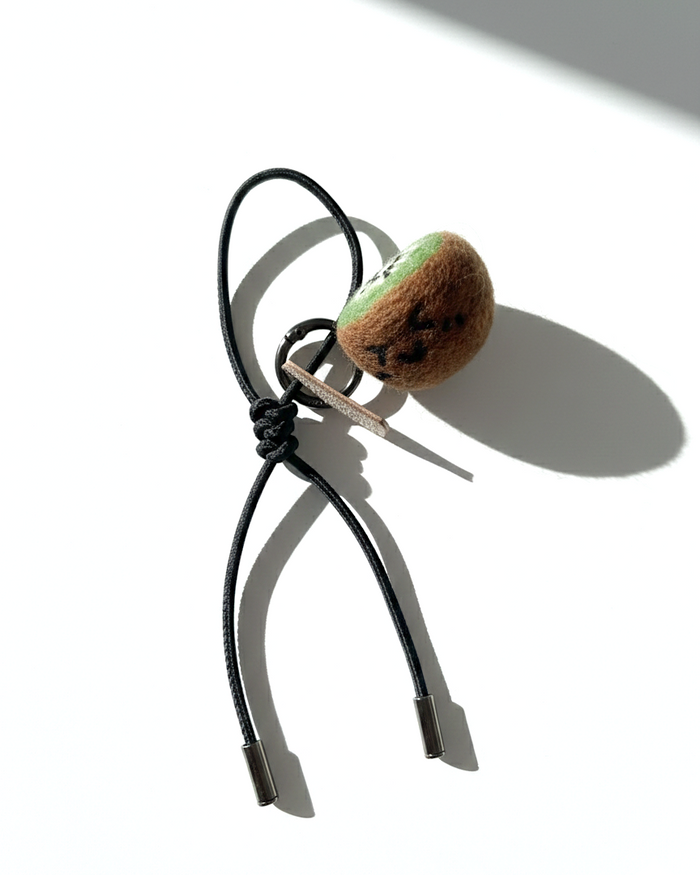 Kiwi Wool Bag & Keychain Charm - Woobbi