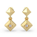 Lands Collection Earth Diamond Drop Earrings in Yellow Modern Electrum (1/20ct tw)