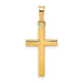 Latin Cross Charm in 14kt Yellow Gold