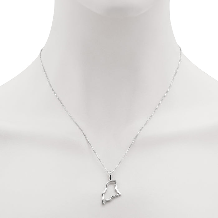 Maine Necklace in Sterling Silver