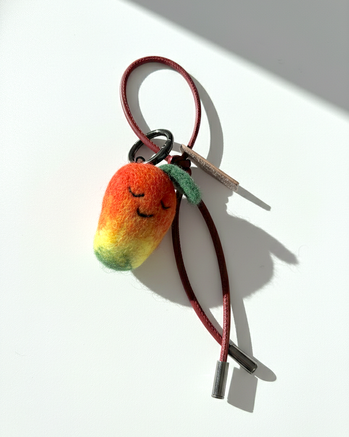Mango Wool Bag & Keychain Charm - Woobbi