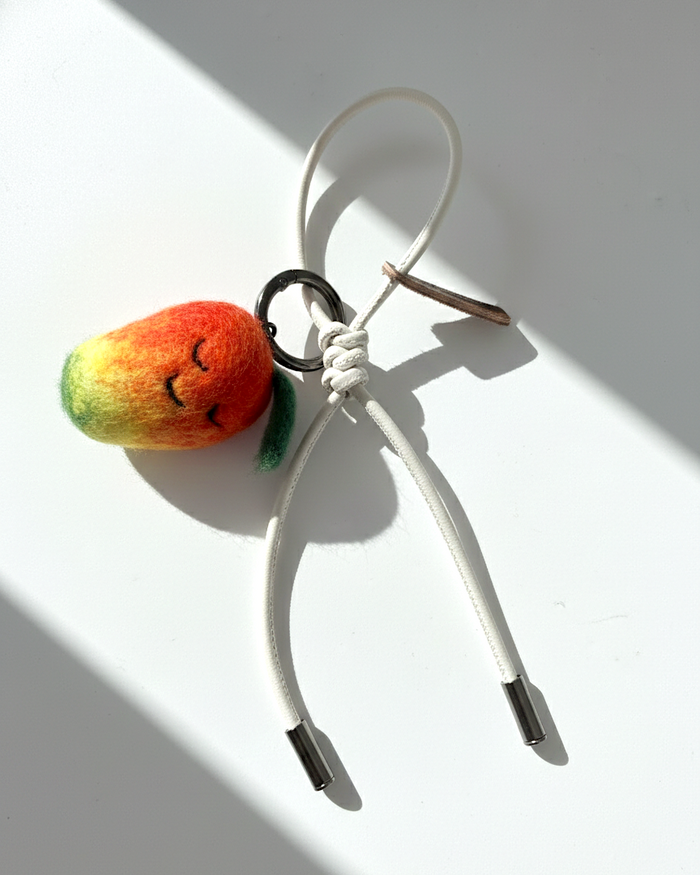 Mango Wool Bag & Keychain Charm - Woobbi