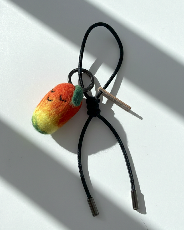 Mango Wool Bag & Keychain Charm - Woobbi