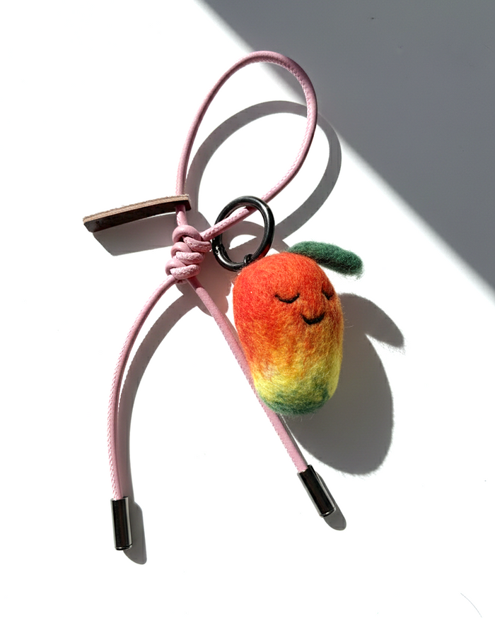 Mango Wool Bag & Keychain Charm - Woobbi