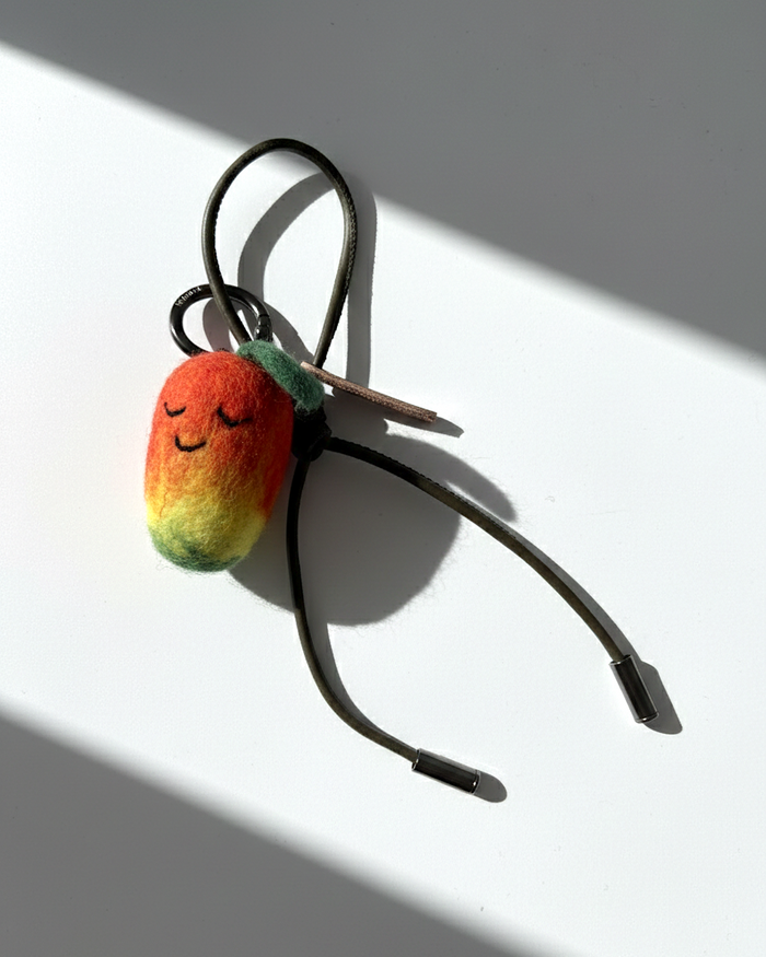 Mango Wool Bag & Keychain Charm - Woobbi
