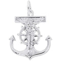 Mariners Cross Charm in Sterling Silver
