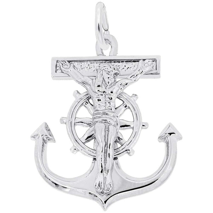 Mariners Cross Charm in Sterling Silver