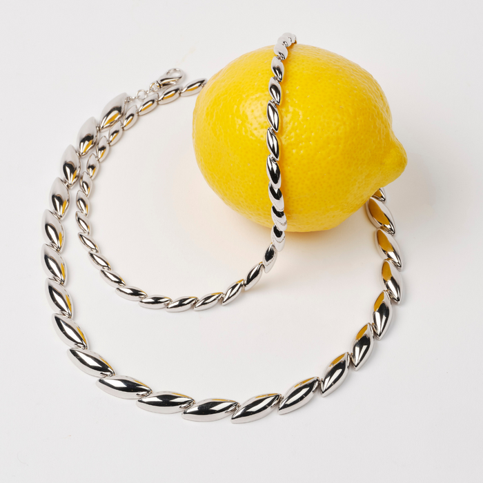 Marquise Necklace (Small) - Silver