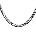 Mens Figaro Chain in Stainless Steel