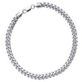 Miami Cuban Link Bracelet in Sterling Silver (9 inches and 5.6mm wide)