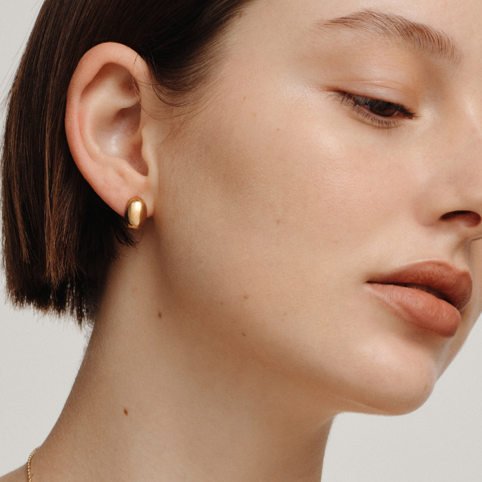 Mini Dome Studs - Gold