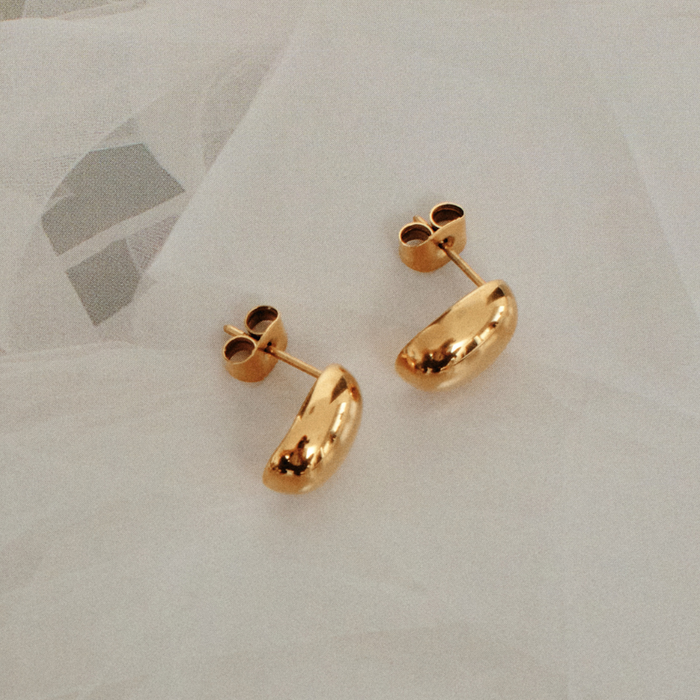 Mini Dome Studs - Gold