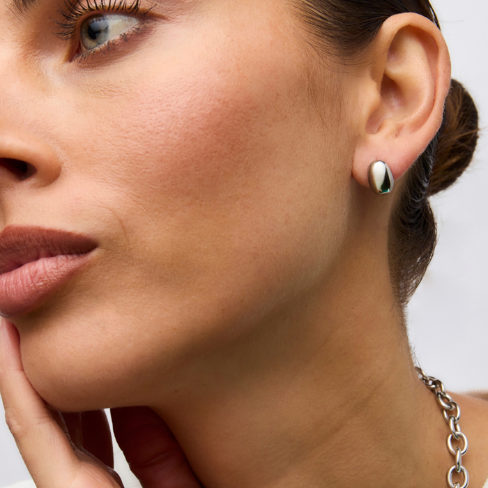 Mini Dome Studs - Silver