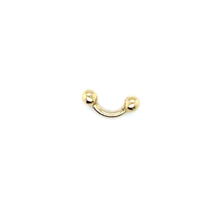 Piercing de Ouro 18k 2 Bolinhas - Ricca Jewelry