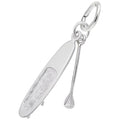 Paddle Board Charm in Sterling Silver
