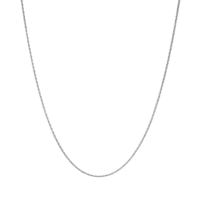 Parisian Wheat Chain in Sterling Silver (18 inches and 1.2mm wide)