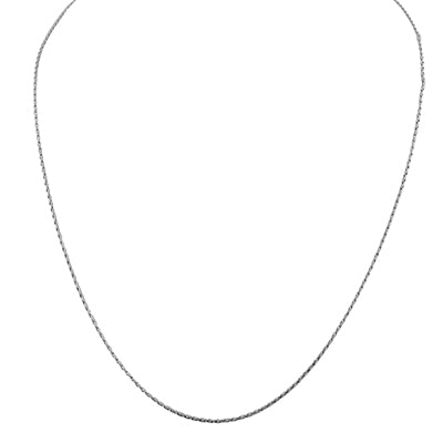 Parisian Wheat Chain in Sterling Silver (20 inches and 1.2mm wide)