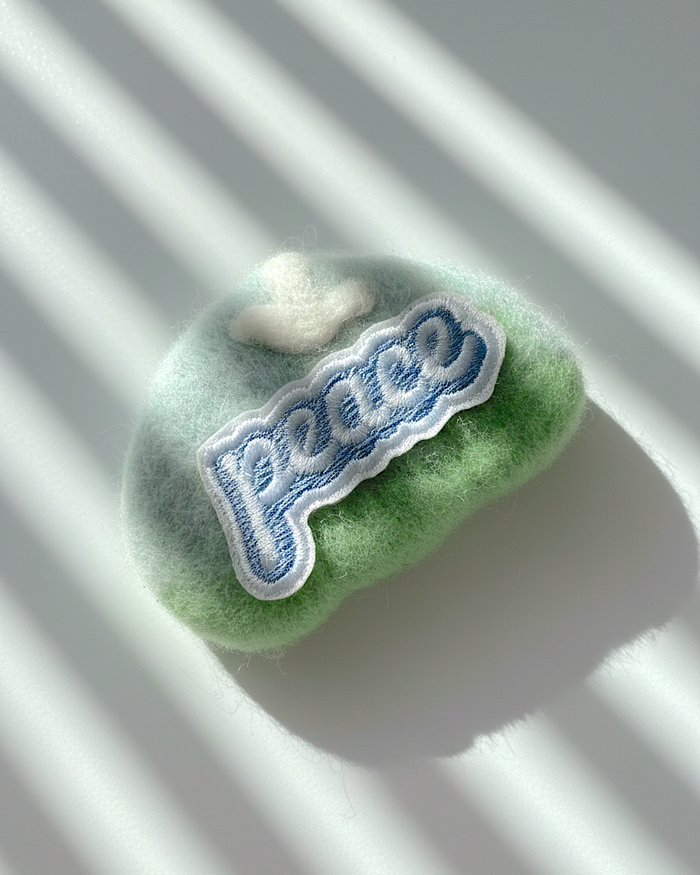 Peace Patch Wool Magnet - Woobbi
