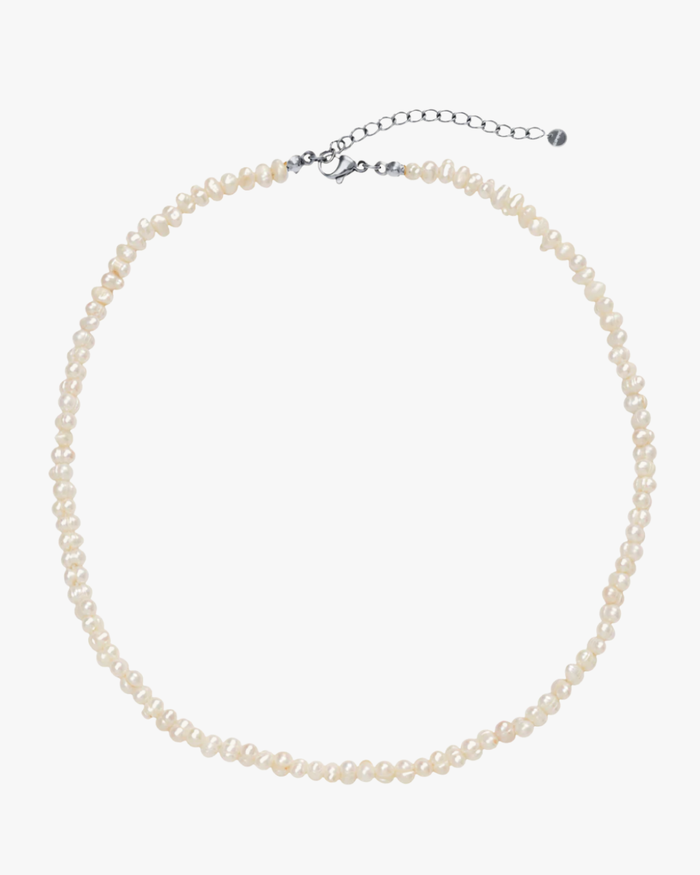 Pearl Necklace (Silver)