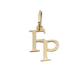 Pendant with Initials FP in 18K Gold