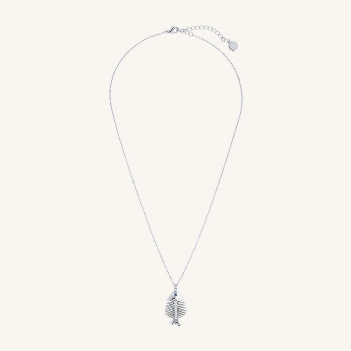Pesce Fish Necklace - Silver